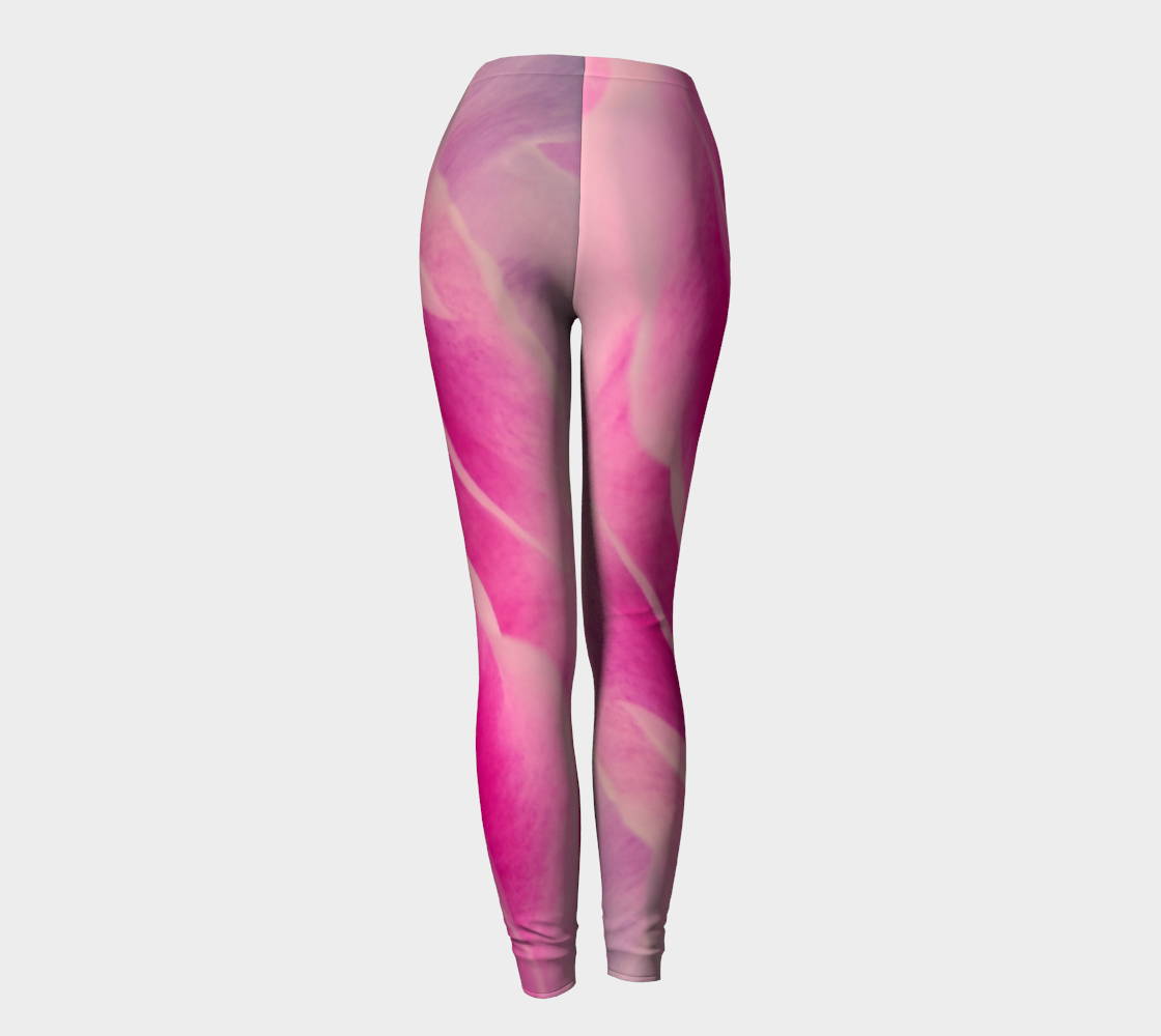 Pink Petal Leggings Back