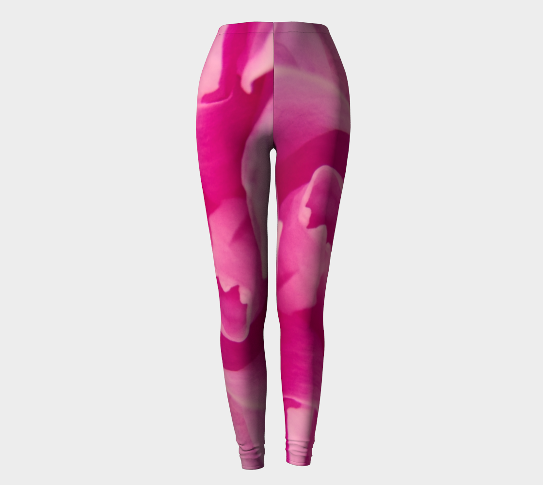 Pink Petal Leggings Front