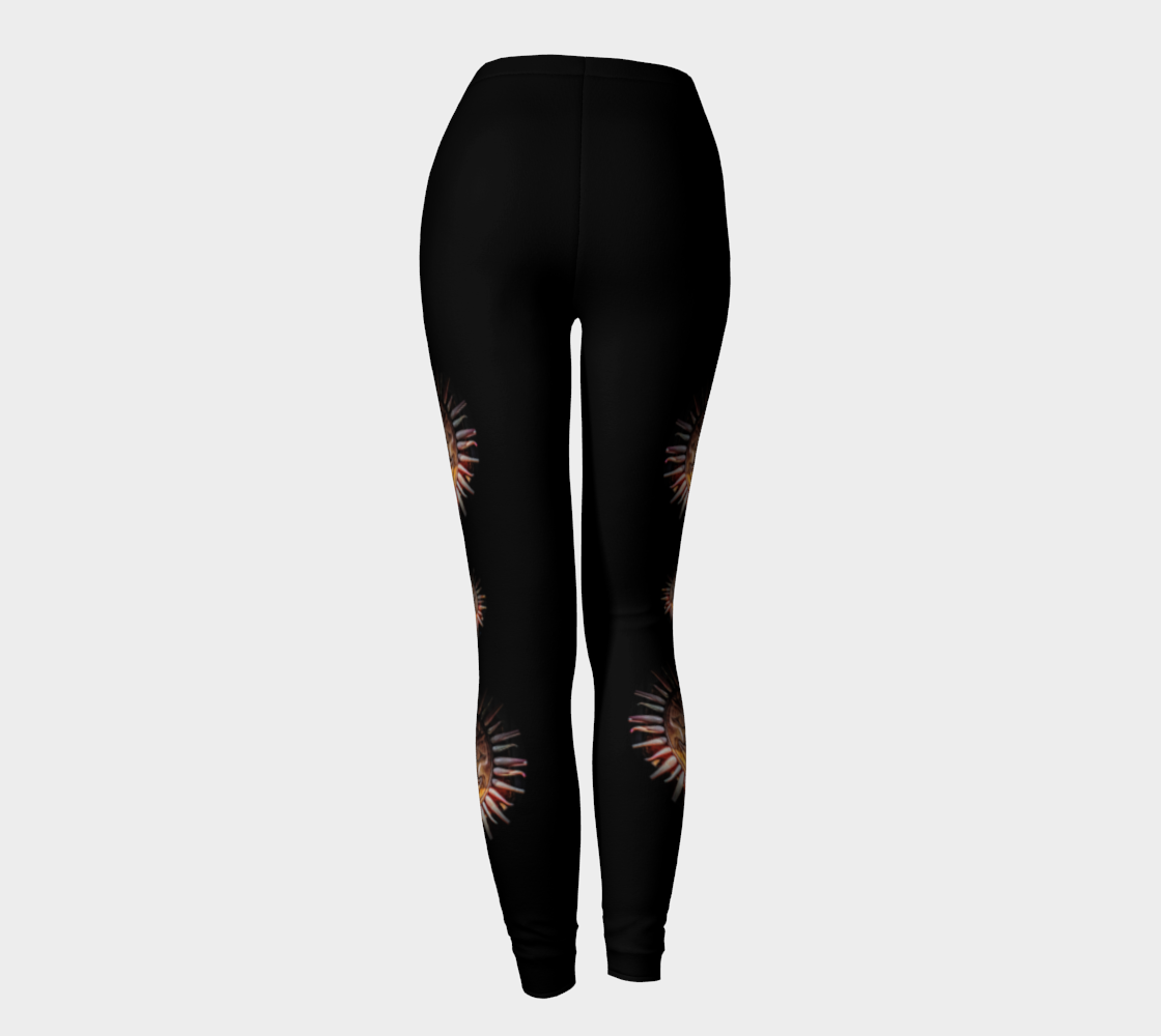 Sun Mask Medallion Leggings by Roxy Hurtubise back