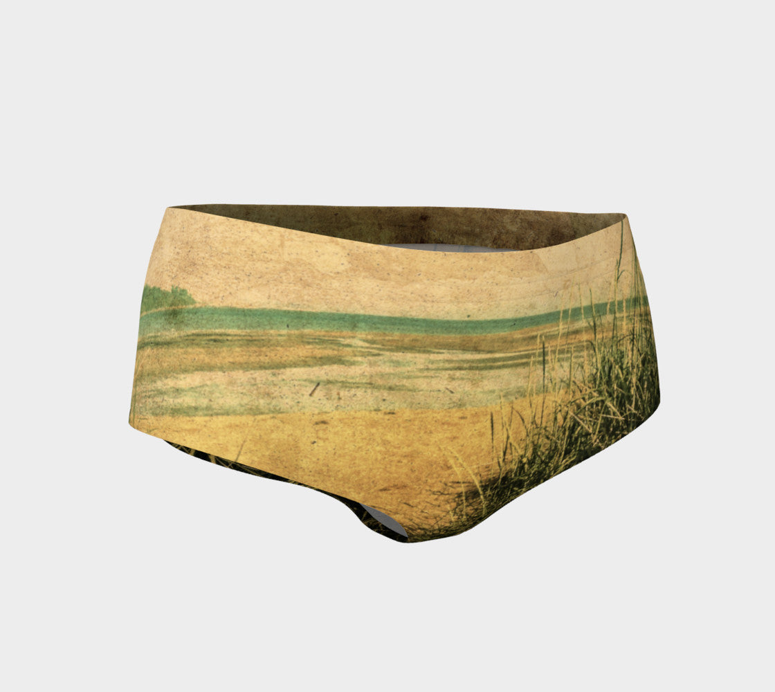 Vintage Beach Mini Shorts by Roxy Hurtubise vanislegoddess.com front