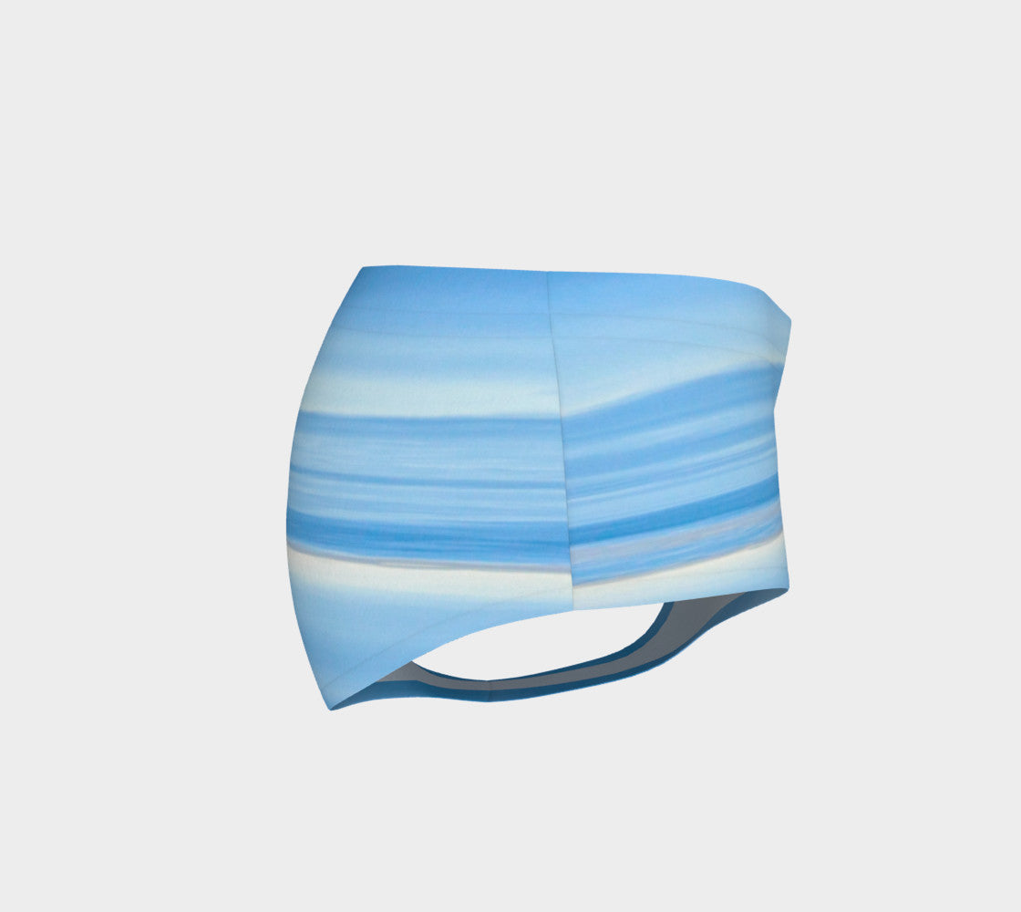 Ocean Blue Mini Shorts by Roxy Hurtubise vanislegoddess.com rightside