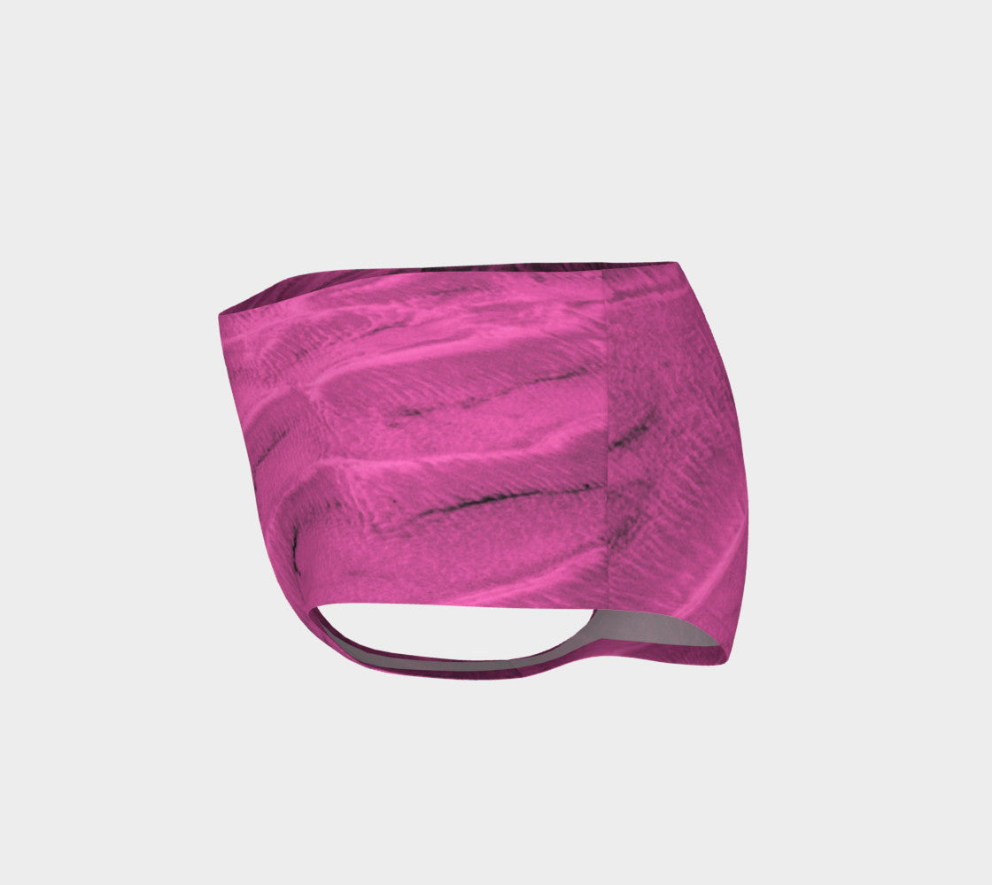 Pink Sand Mini Shorts by Roxy Hurtubise vanislegoddess.com leftside