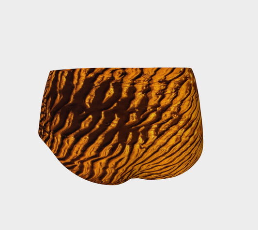 Golden Sand Mini Shorts by Roxy Hurtubise vanislegoddess.com back