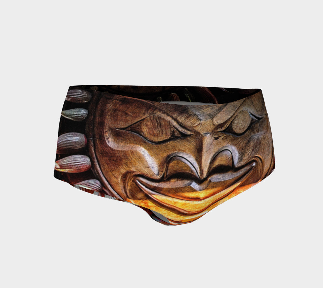 Sun Mask Mini Shorts by Roxy Hurtubise vanislegoddess.com front