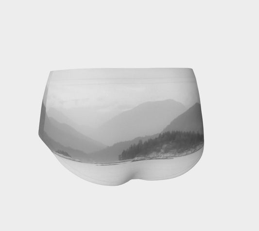 Pacific Mist Mini Shorts by Roxy Hurtubise vanislegoddess.com back