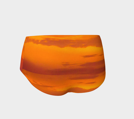 Saratoga Beach Sunset Mini Shorts by Roxy Hurtubise vanislegoddess.com back