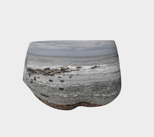 Gray Day Mini Shorts by Roxy Hurtubise vanislegoddess.com back