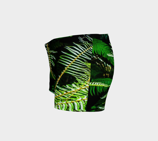 Rainforest Ferns Shorts Leftside