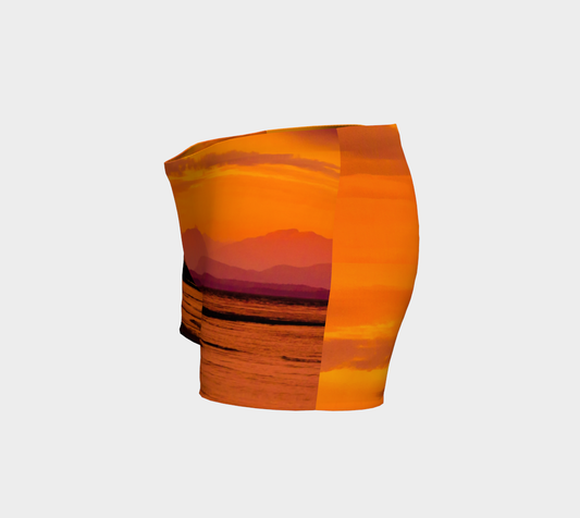 Saratoga Sunset Vancouver Island Shorts Leftside