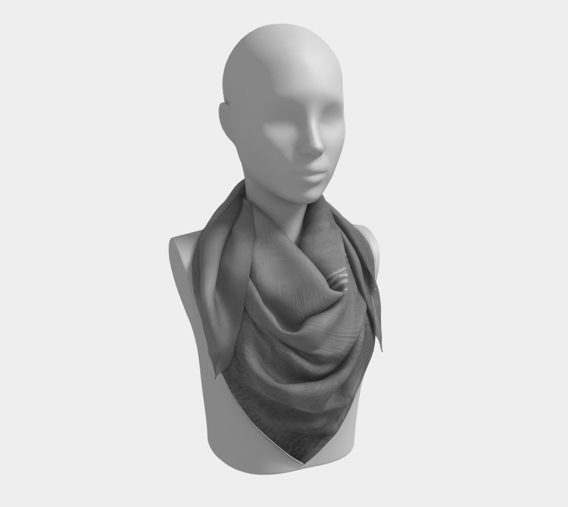 36 inch Square Scarf Worn around the neck by vanislegoddess.com