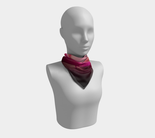16 inch Square Scarf Worn around the neck by vanislegoddess.com