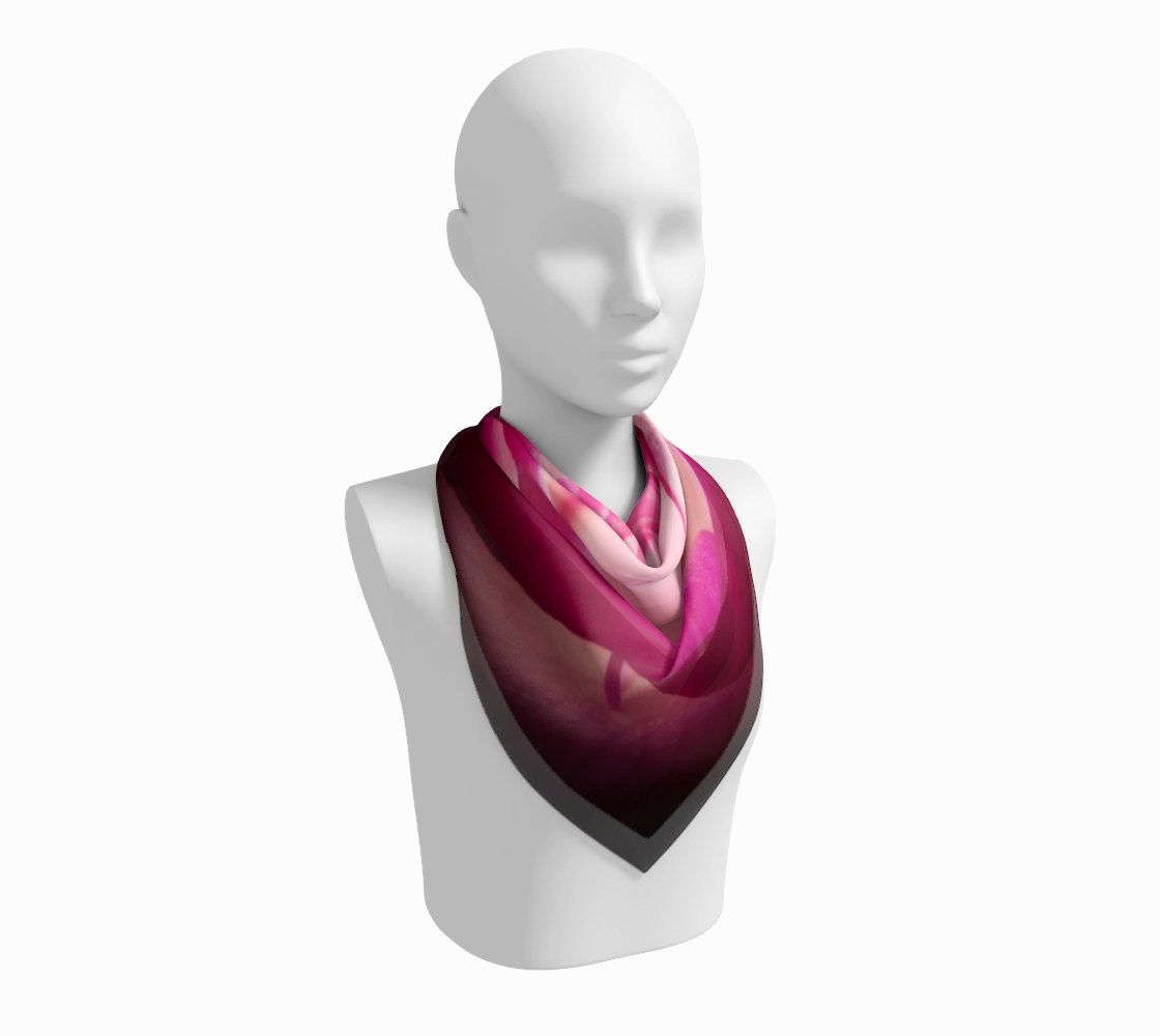 26 inch Square Scarf Worn around the neck by vanislegoddess.com