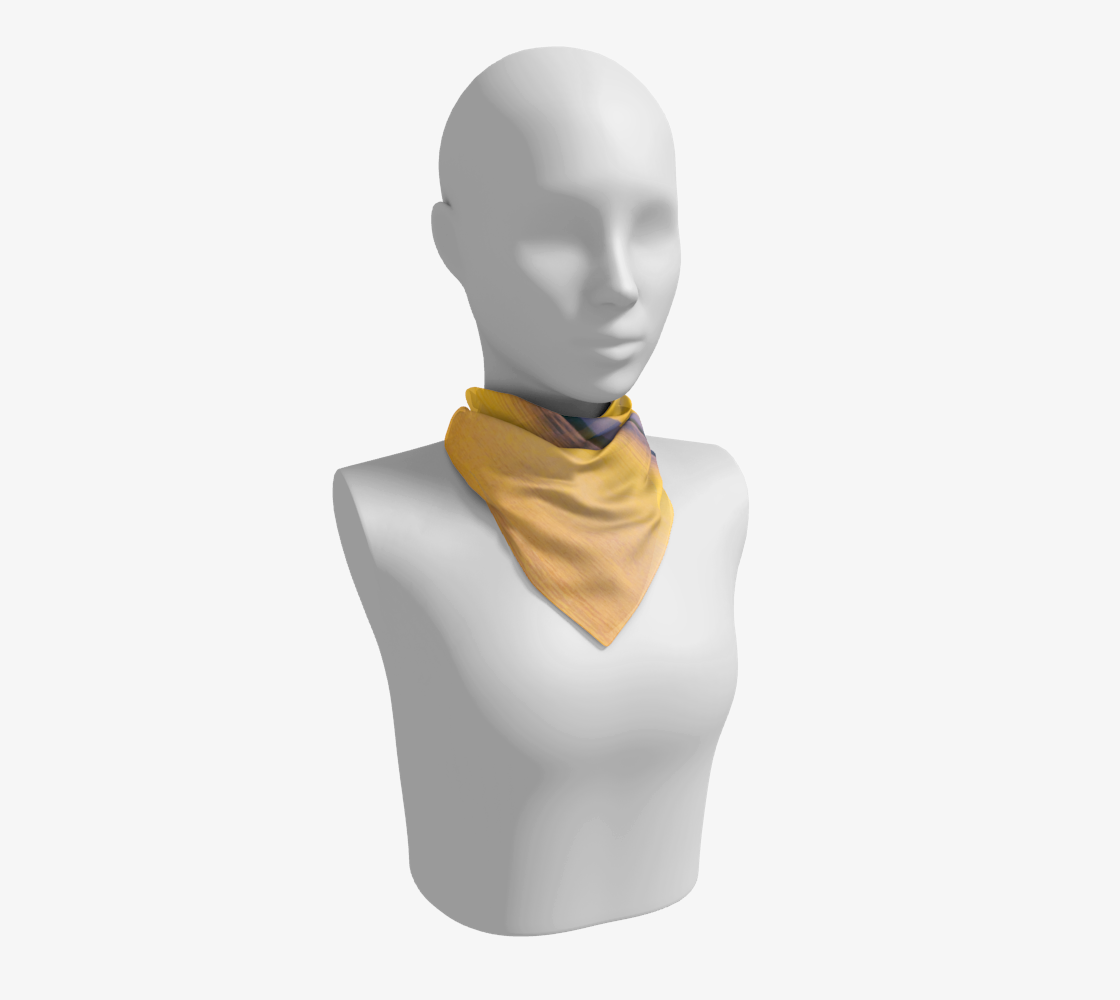 16 inch Square Scarf Worn around the neck by vanislegoddess.com