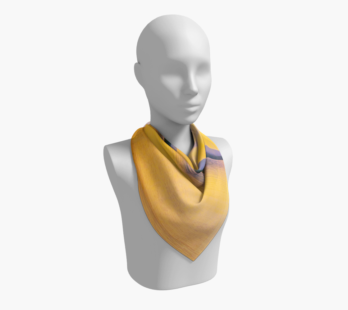 26 inch Square Scarf Worn around the neck by vanislegoddess.com