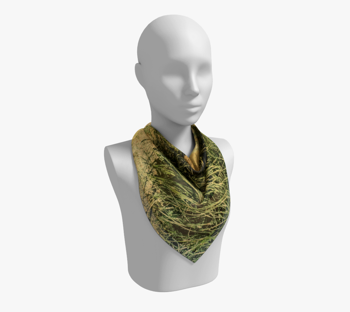 Vintage Beach 26 inch Square Scarf Worn around the neck by vanislegoddess.com