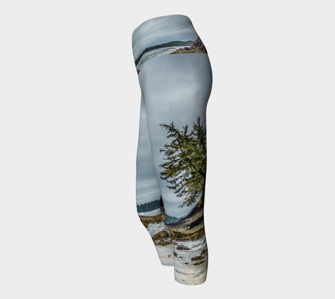McKenzie Beach Yoga Capris by Roxy Hurtubise VanIsleGoddess.Com Side