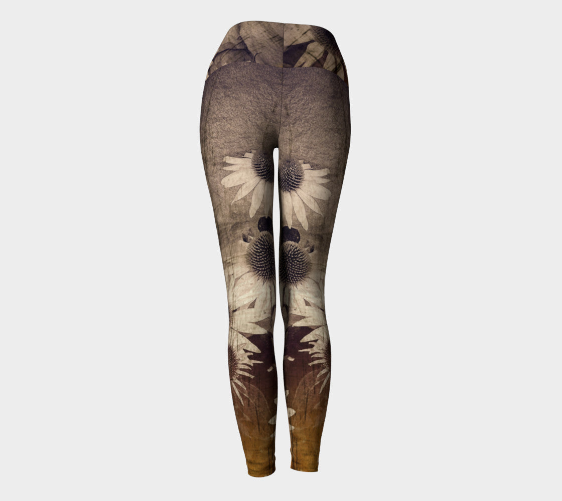 Island Summer Yoga Leggings by Roxy Hurtubise VanIsleGoddess.Com Back