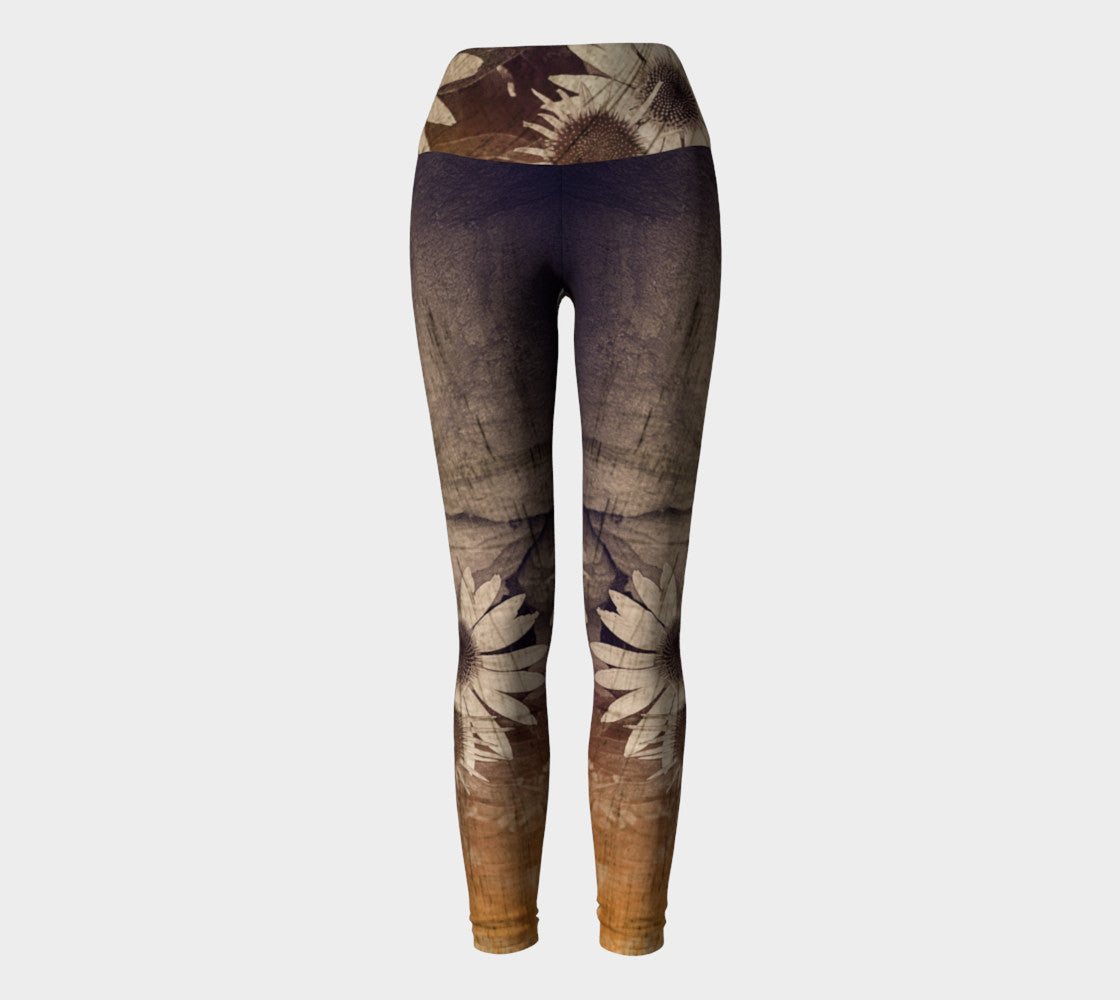 Island Summer Yoga Leggings by Roxy Hurtubise VanIsleGoddess.Com Full Front