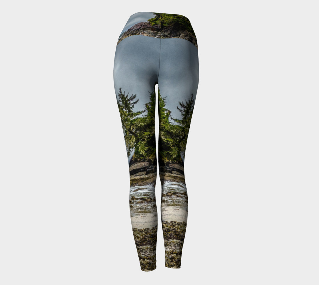McKenzie Beach Yoga Leggings by Roxy Hurtubise VanIsleGoddess.Com Back