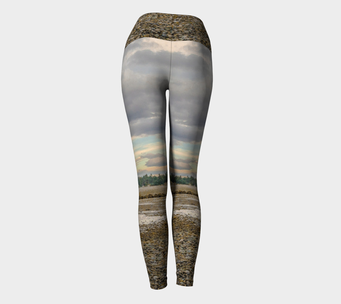 Miracle Beach Yoga Leggings by Roxy Hurtubise VanIsleGoddess.Com Back