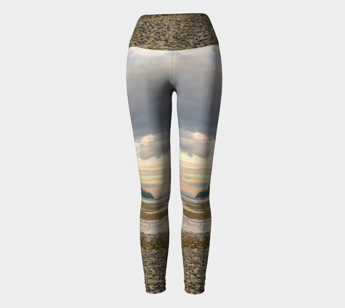 Miracle Beach Yoga Leggings by Roxy Hurtubise VanIsleGoddess.Com Full Front