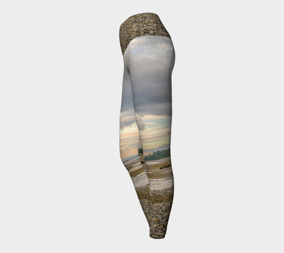 Miracle Beach Yoga Leggings by Roxy Hurtubise VanIsleGoddess.Com Side