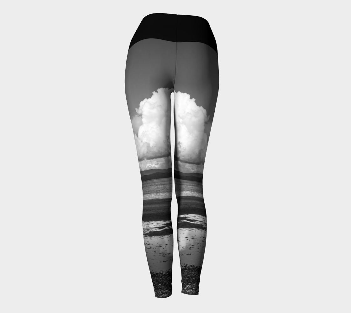 Parksville Beach Yoga Leggings by Roxy Hurtubise VanIsleGoddess.Com Back