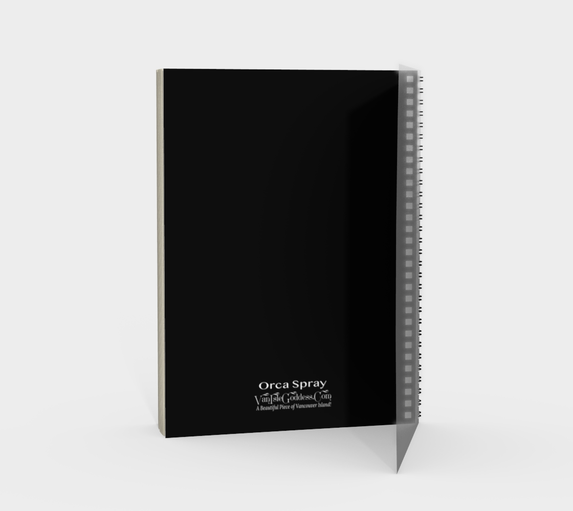back cover of spiral notebook