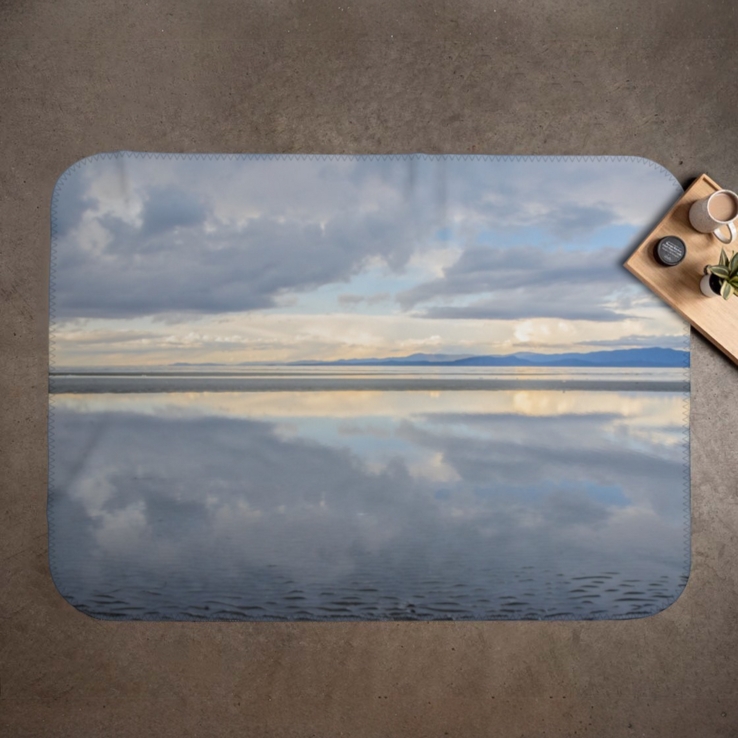 Light Language Parksville Beach Coastal Blanket