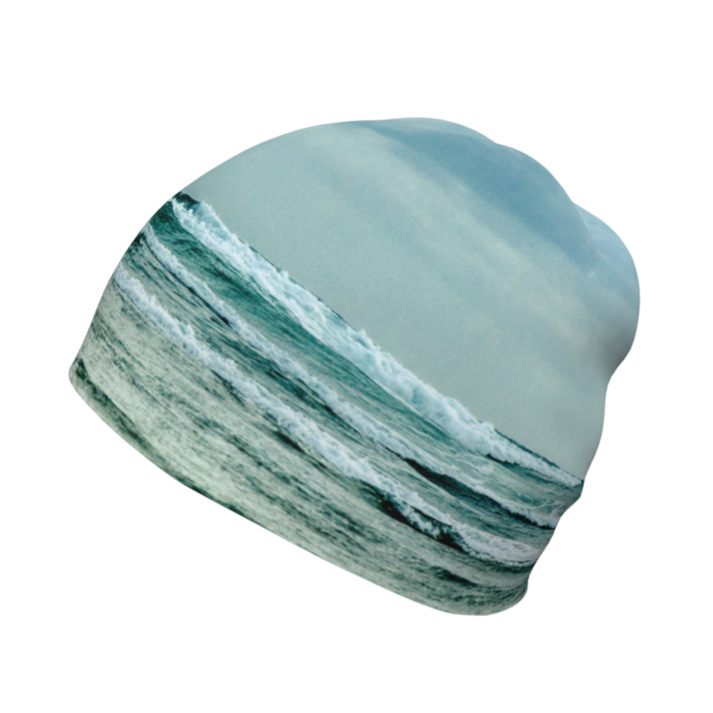 Left side of Ocean Calling Long Beach Tofino Beanie