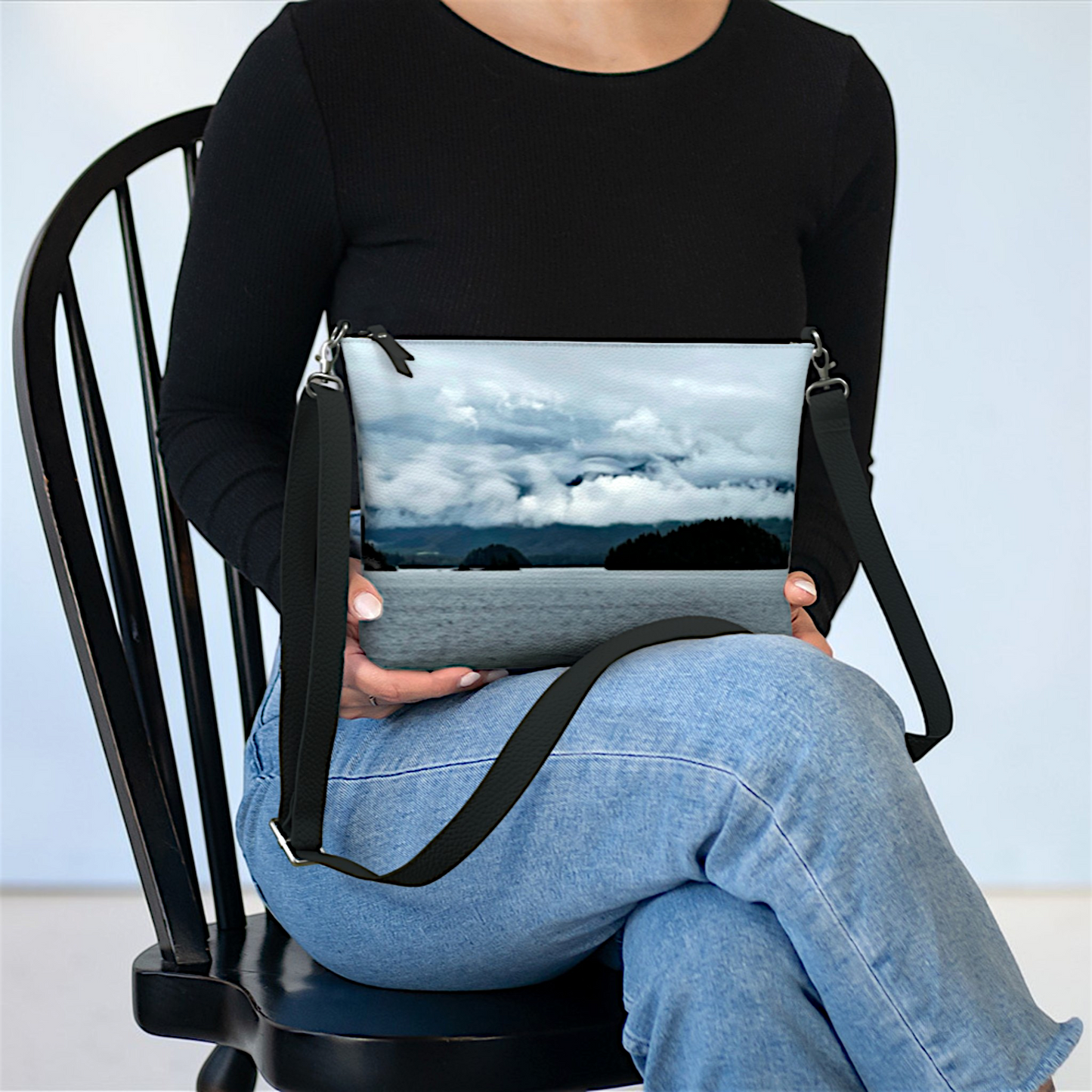 Alberni Inlet Vegan Leather Crossbody Purse