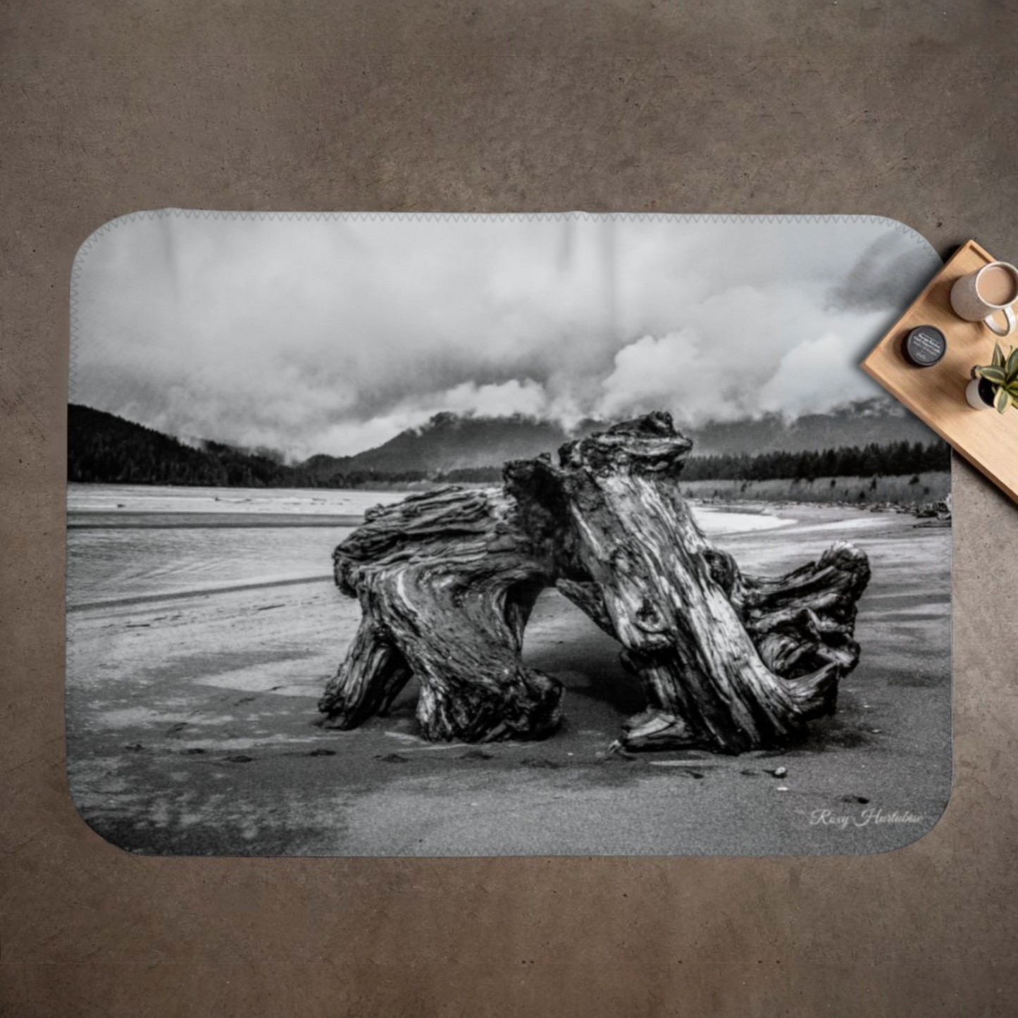 Driftwood Monument Port Renfrew Coastal Blanket