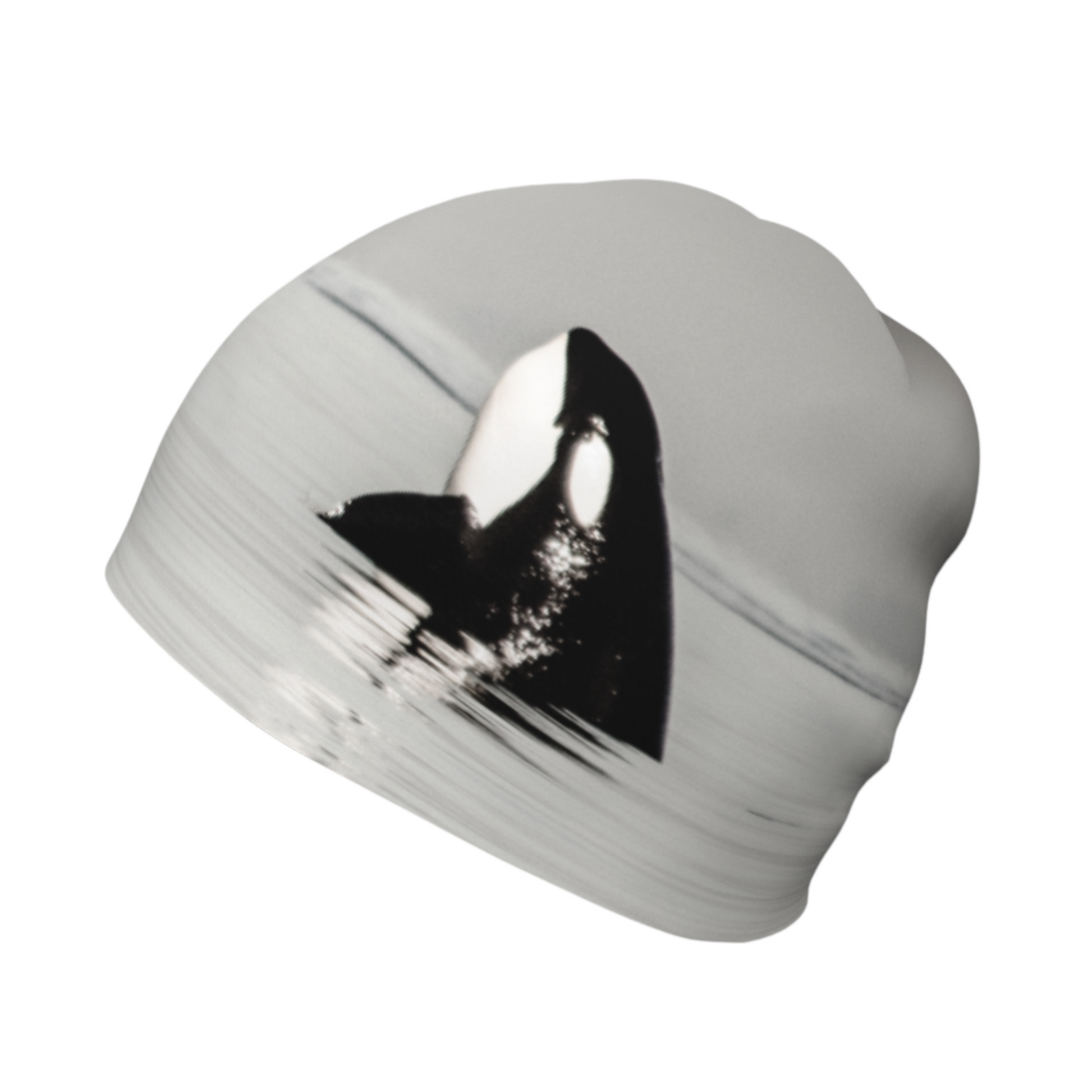 Left side Orca spy hop beanie.
