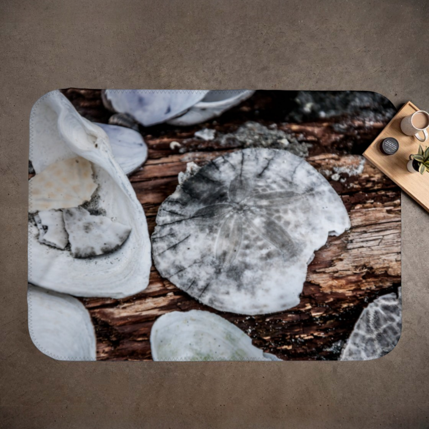 Strewn About Miracle Beach Coastal Blanket