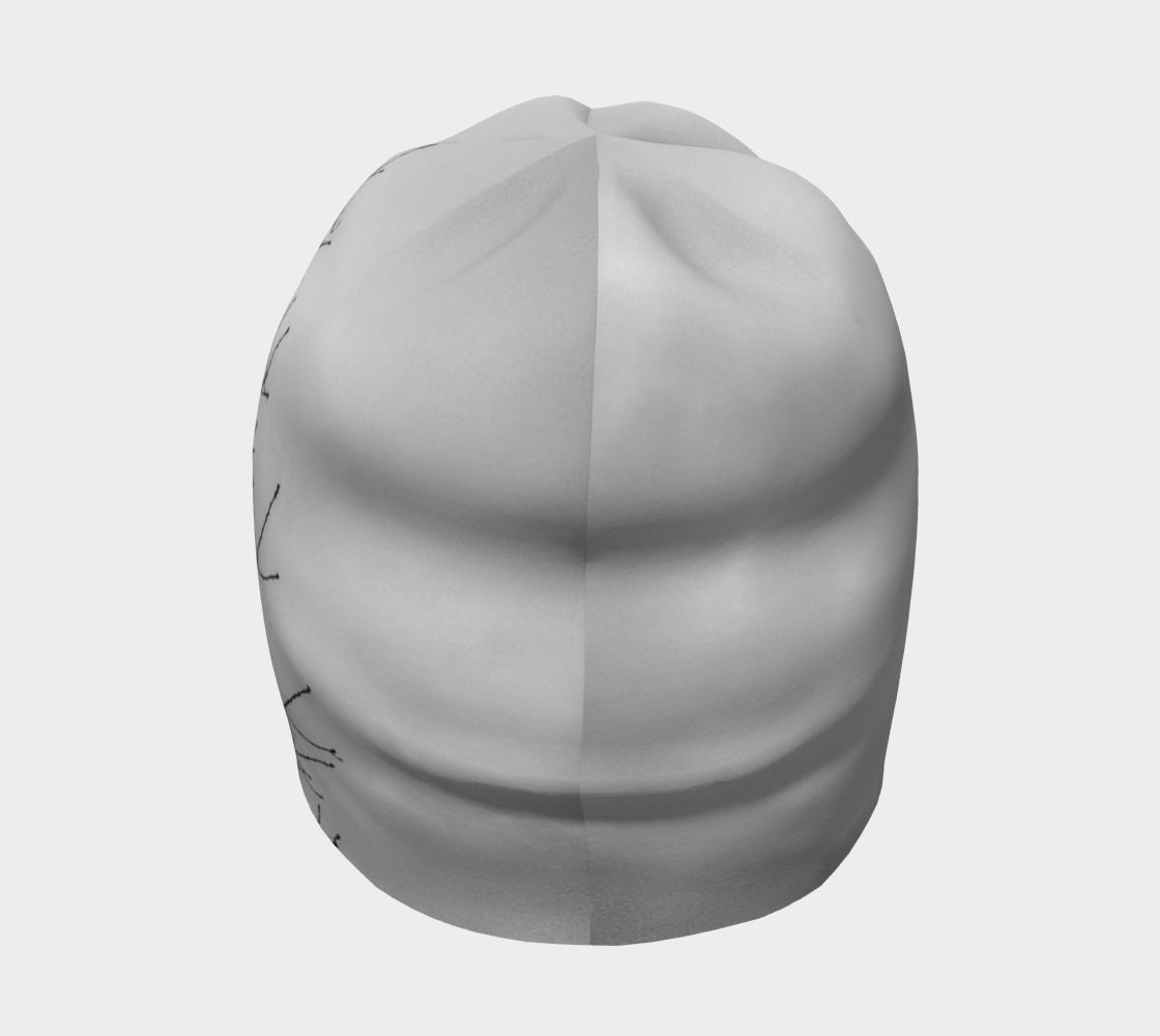 Back side Crows Beanie