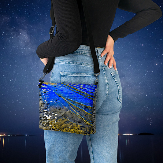 Ebb & Flow Vegan Leather Crossbody Purse