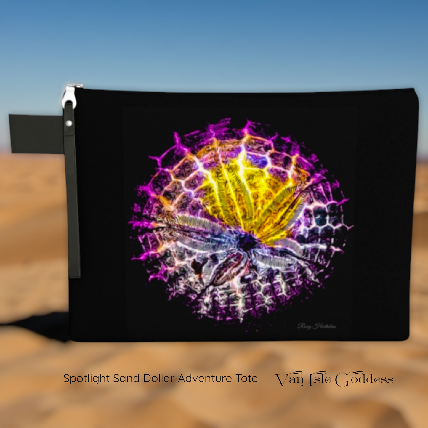 Spotlight Sand Dollar Adventure Tote Zipper Carry All