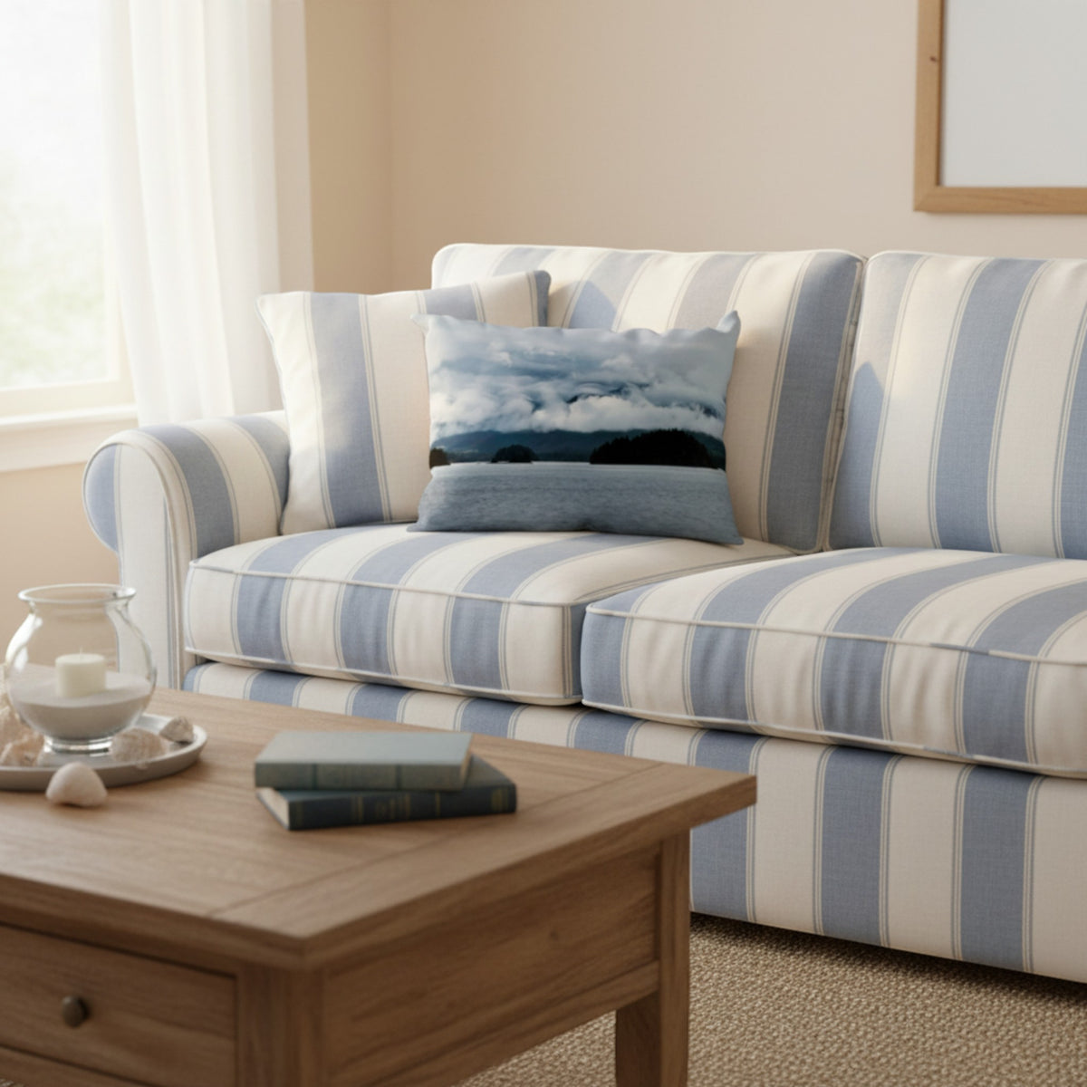 Alberni Inlet 20"x14" Throw Pillow Cover