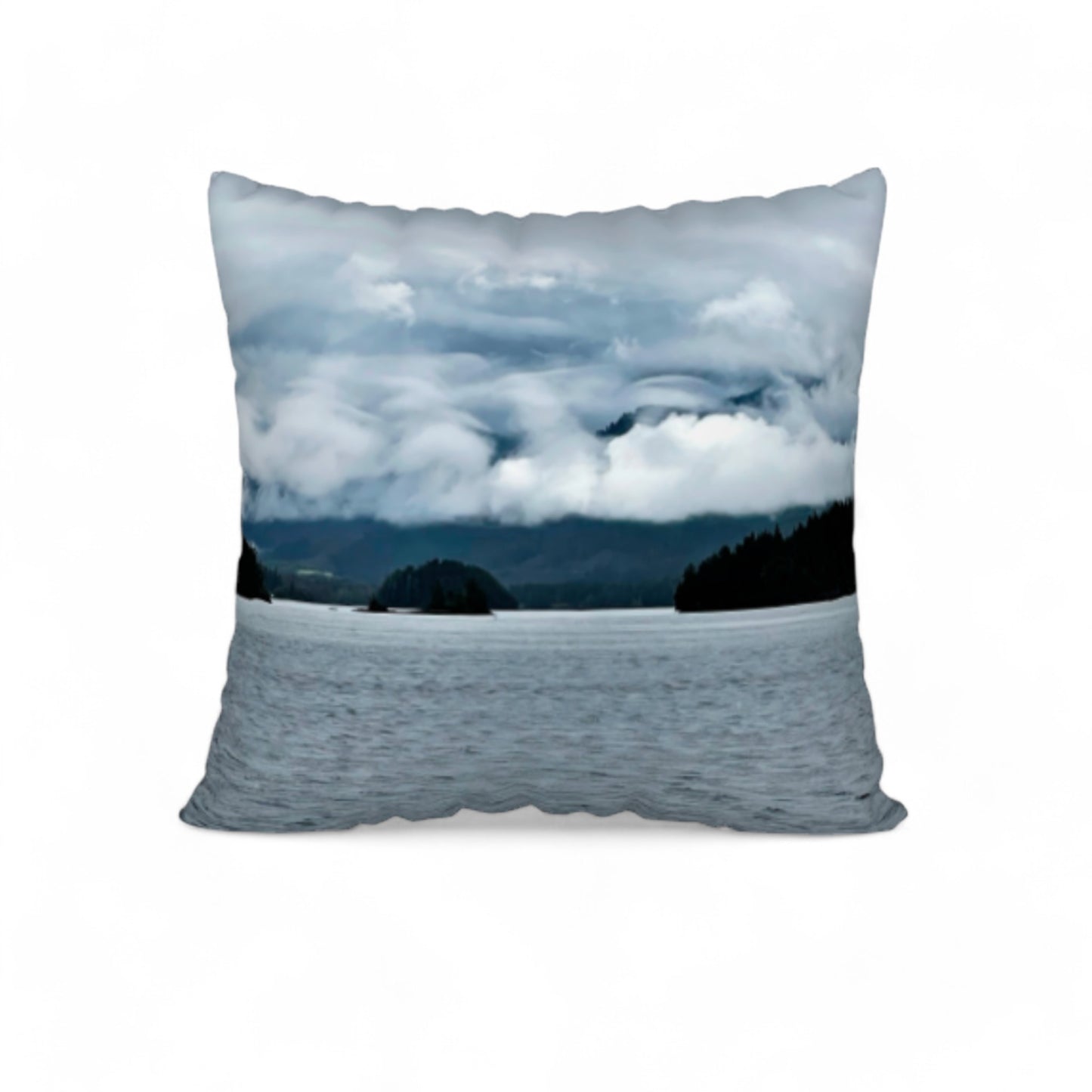 Alberni Inlet 22"x22" Throw Pillow Cover