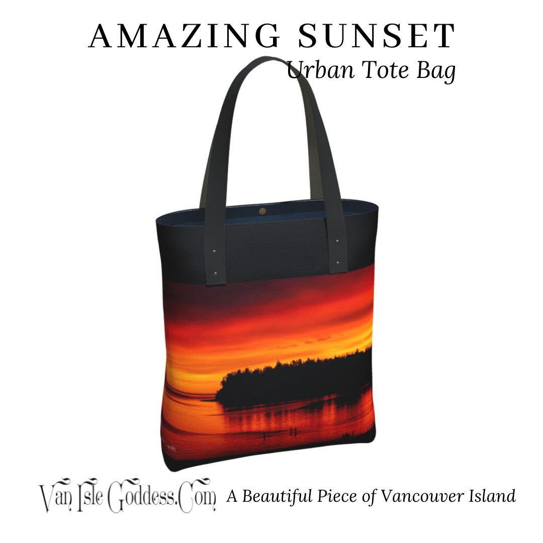 Amazing Sunset Parksville Urban Tote Bag