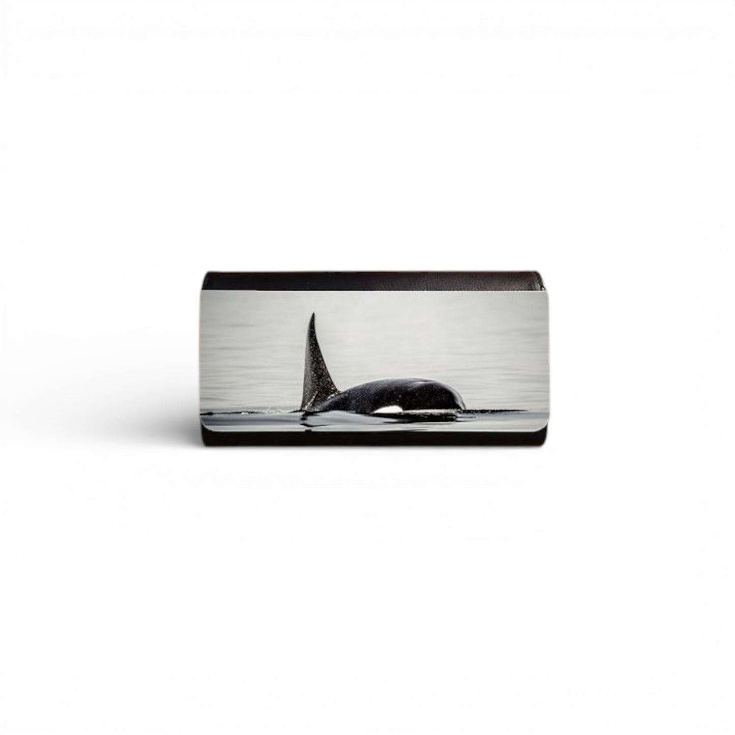 wallet with a image of an Orca on it