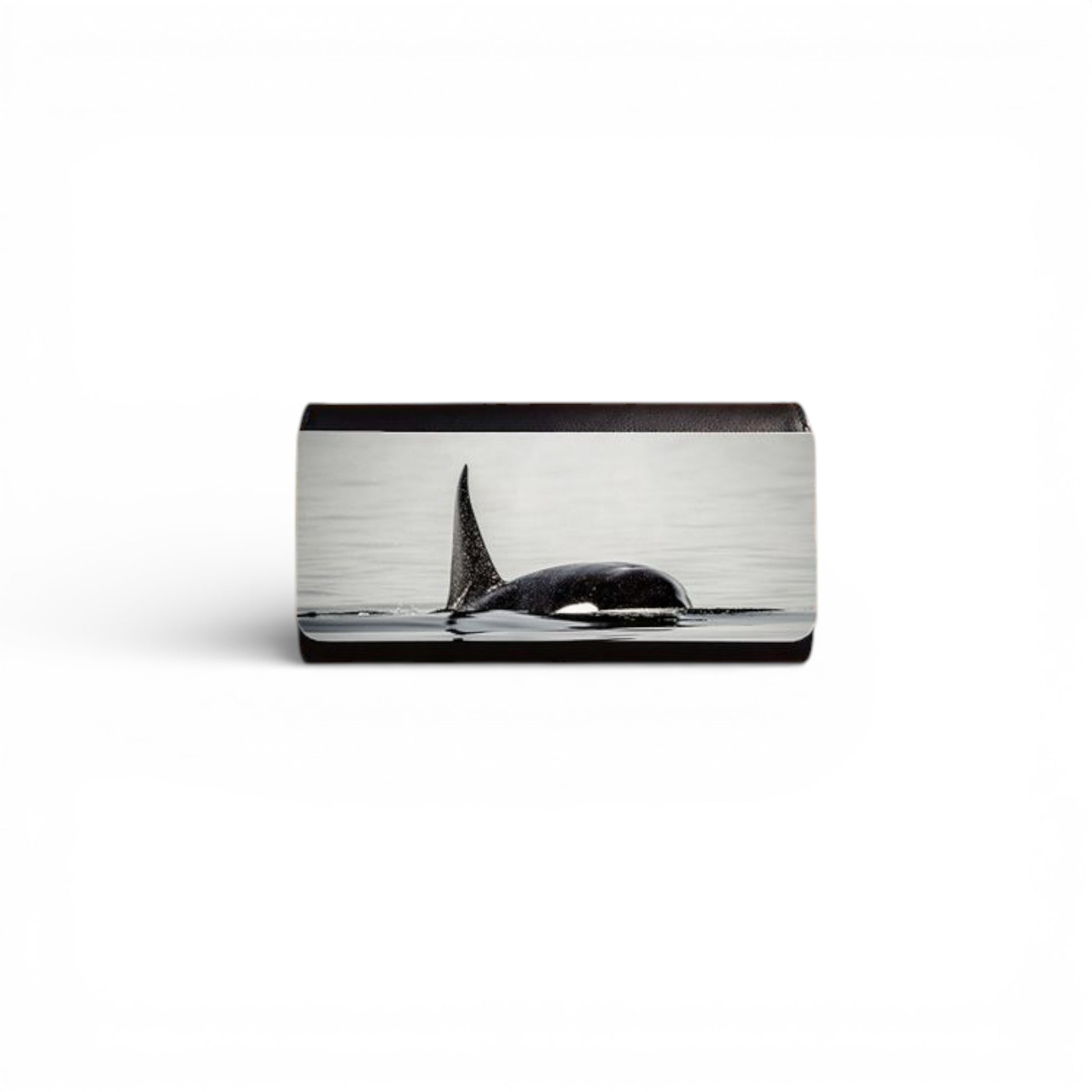 wallet with a image of an Orca on it
