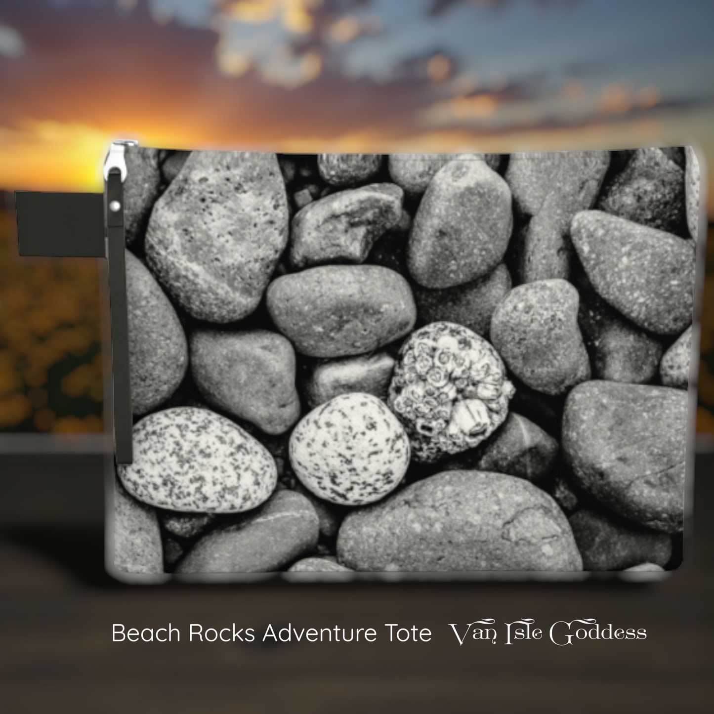 Beach Rocks Adventure tote outdoors
