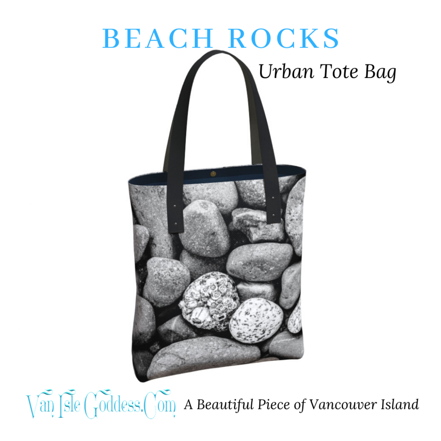 Beach Rocks Urban Tote Bag