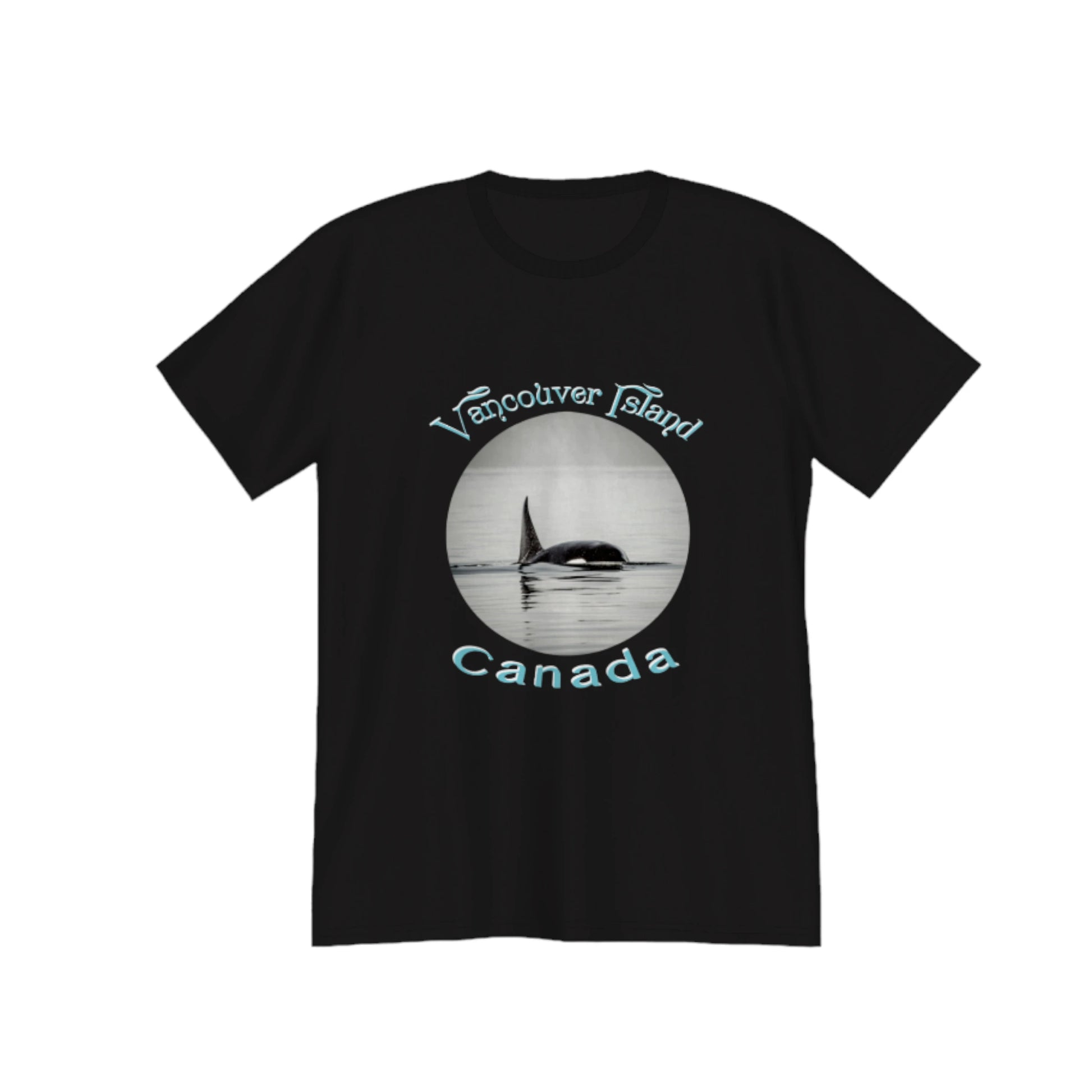Orca Spray Vancouver Island Canada Premium Unisex T-shirt. Souvenir. by van isle goddess dot com