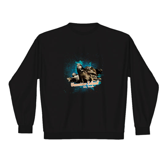 What's Up? Sea Lions Vancouver Island BC Canada Premium Crewneck Sweatshirt