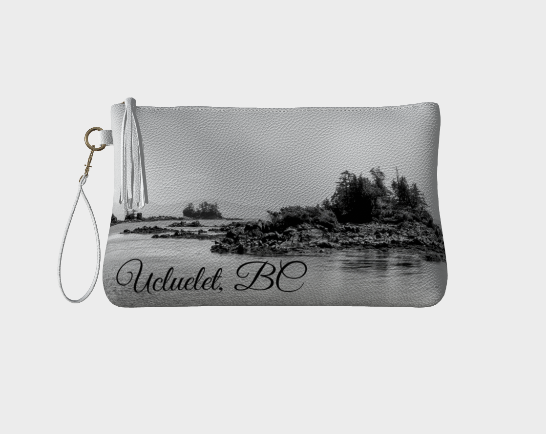 Broken Islands Ucluelet Vegan Leather Makeup Bag