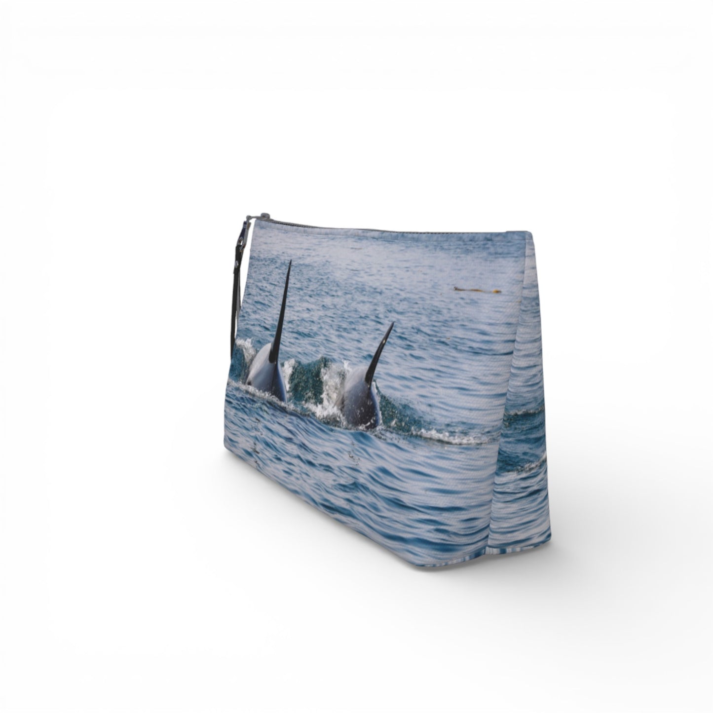 Orca By My Side Makeup Travel Bag: Heartwarming Coastal Wildlife-Inspired Cosmetic Case