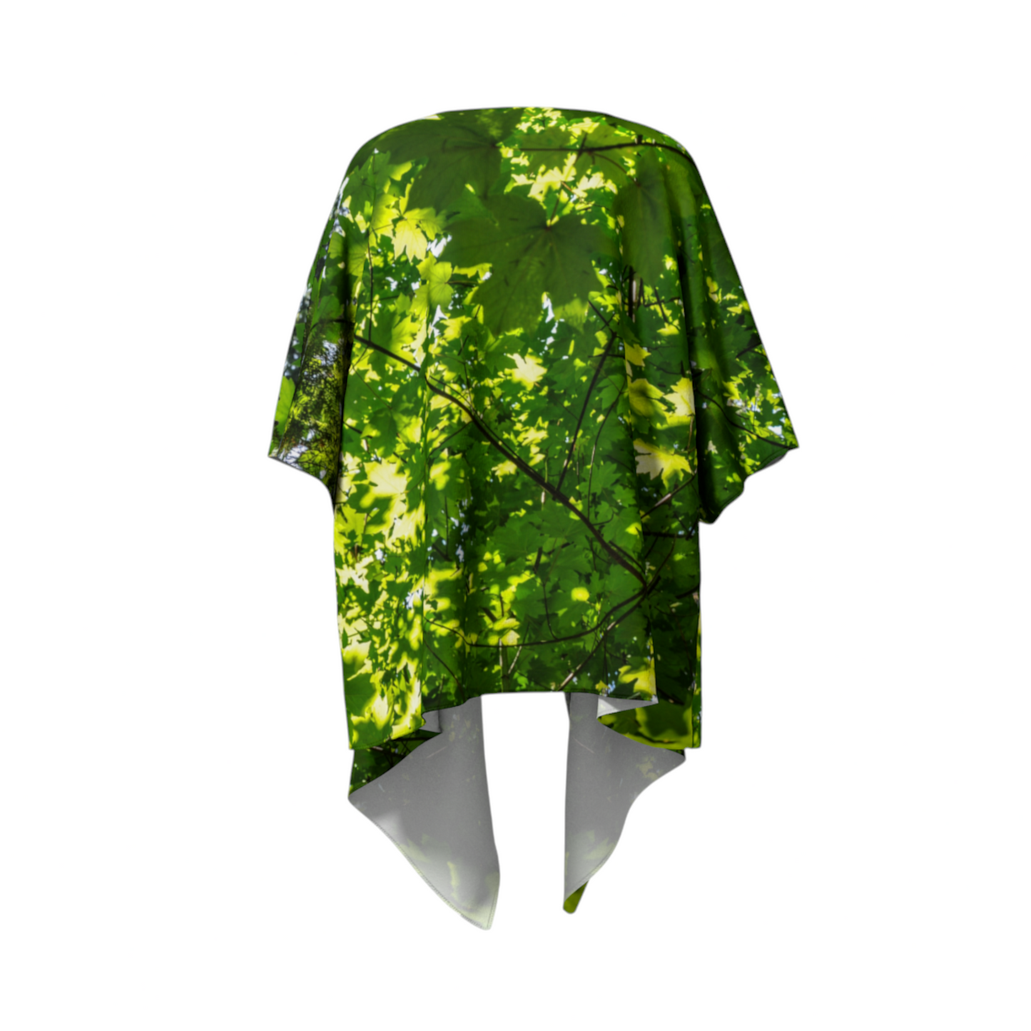 Canopy of Leaves Draped Kimono