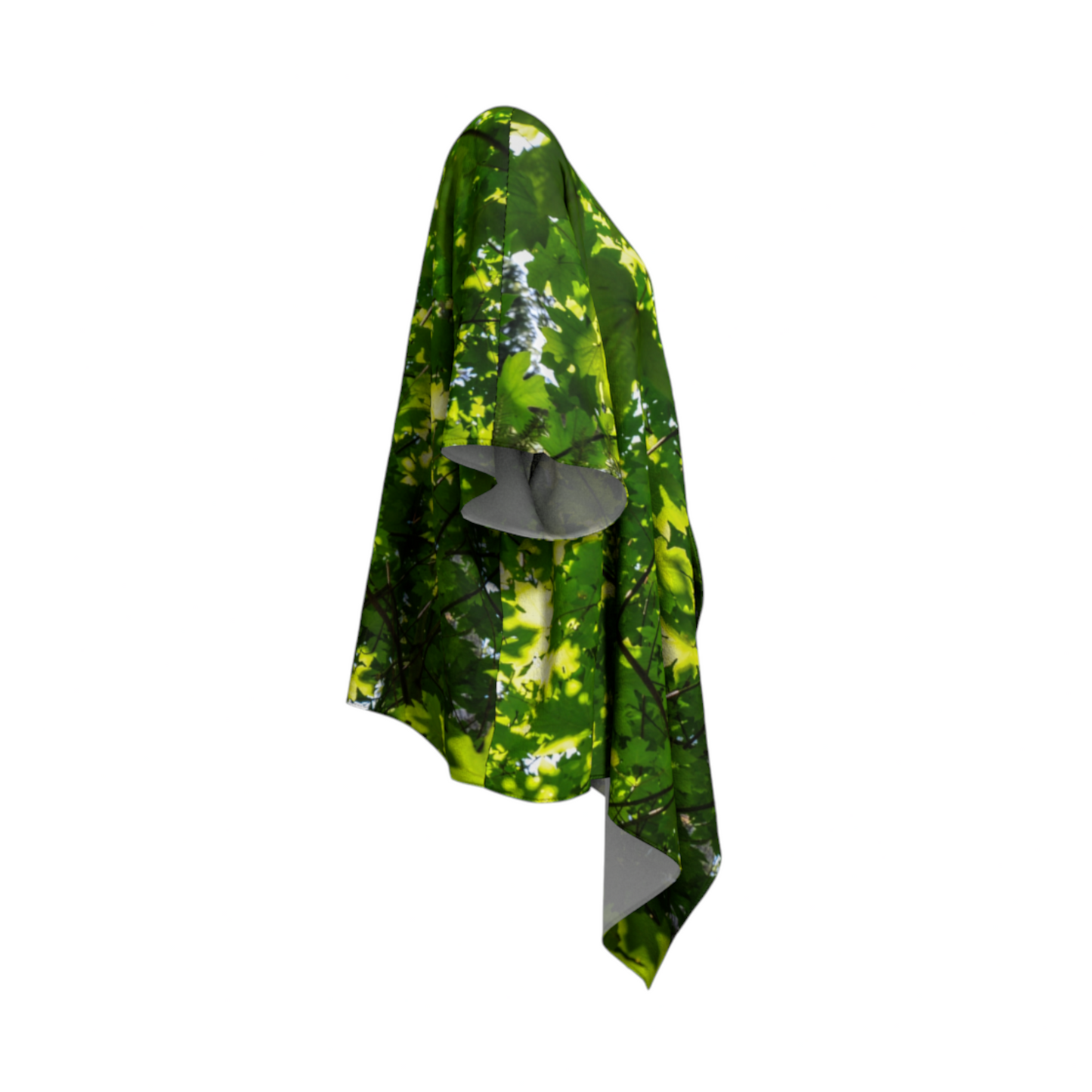 Canopy of Leaves Draped Kimono